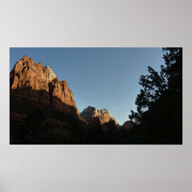 Poster Monte Moroni e Pico de Jacó em Zion (Frente)