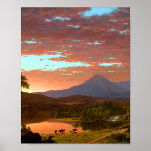 Poster Monte na Igreja Frederic Edwin