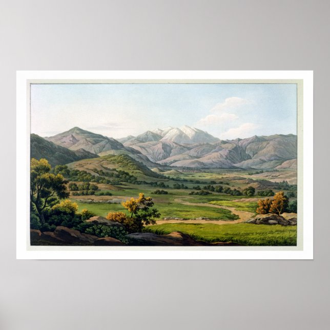 Pôster Monte Olimpo, como se vê entre Larissa e Baba, p (Frente)