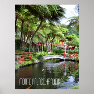 Poster Monte Palácio Jardins Tropicais Madeira Portugal