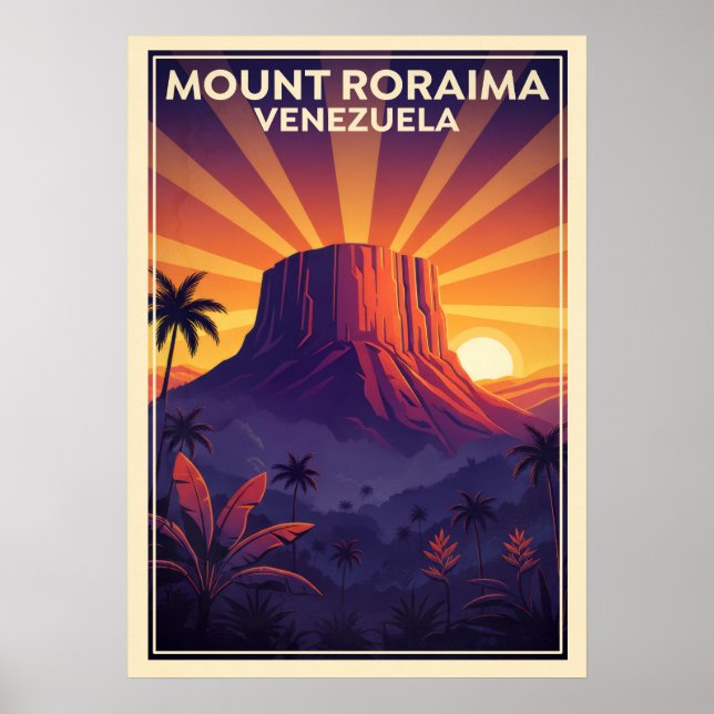 Poster Monte Roraima Venezuela V05 (Frente)