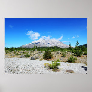 Pôster Monte Ruas Helens, fotografia da paisagem, Seattle
