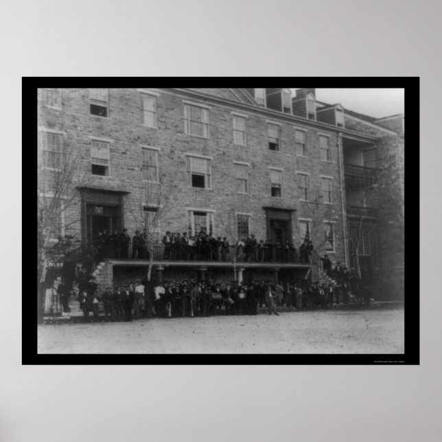 Pôster Monte Ruas. Maria em Emmitsburg, MD 1863 (Frente)