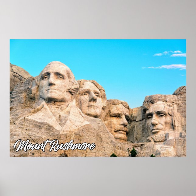 Poster Monte Rushmore, Keystone, Dakota do Sul (Frente)
