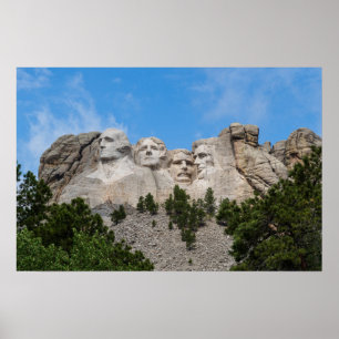 Poster Monte Rushmore no Primavera