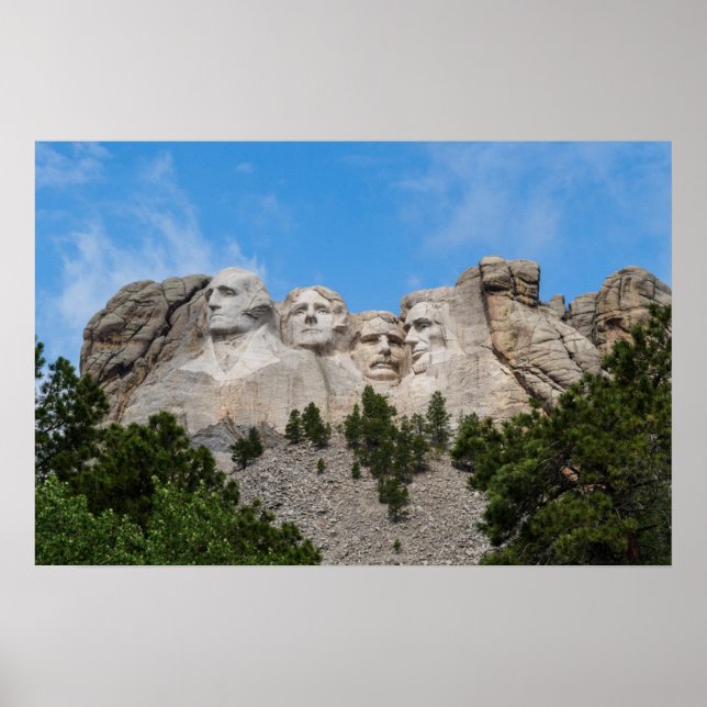 Poster Monte Rushmore no Primavera (Frente)