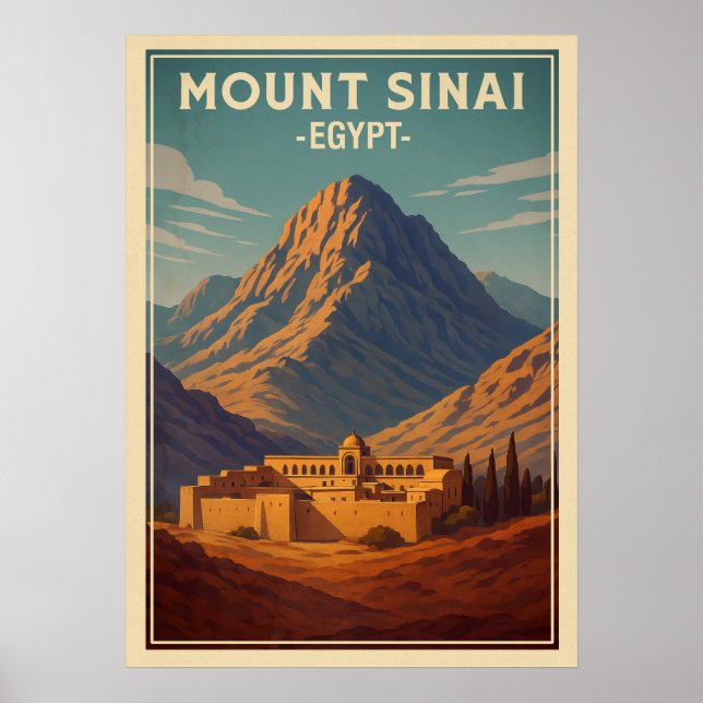 Poster Monte Sinai Egito V01 (Frente)