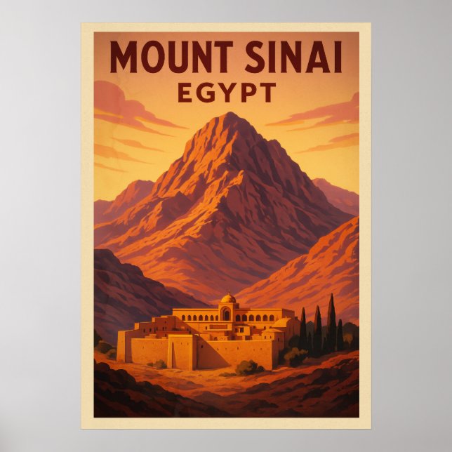 Poster Monte Sinai Egito V02 (Frente)