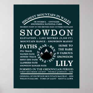 Poster Monte Snowdon, Informações sobre Expedição de