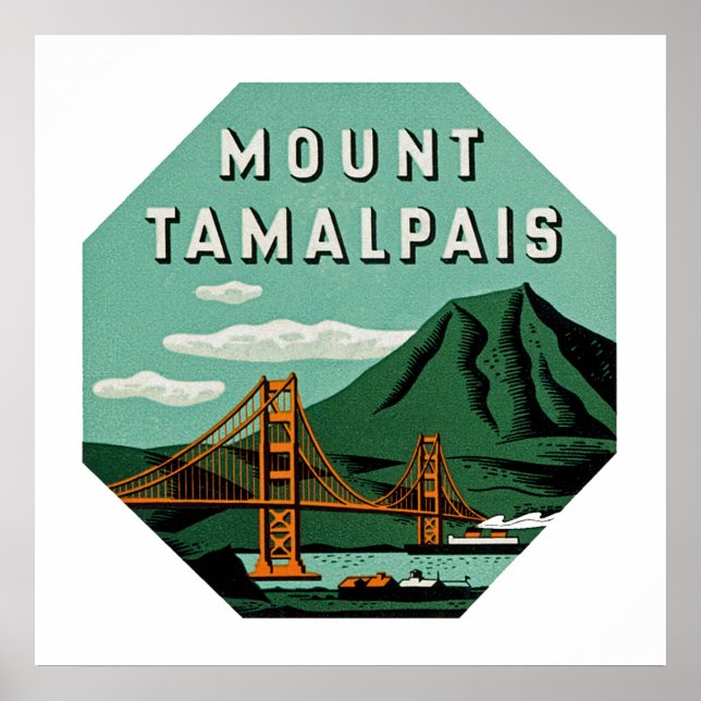 Poster Monte Tamalpais (Frente)