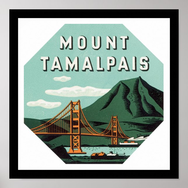 Poster Monte Tamalpais (Frente)