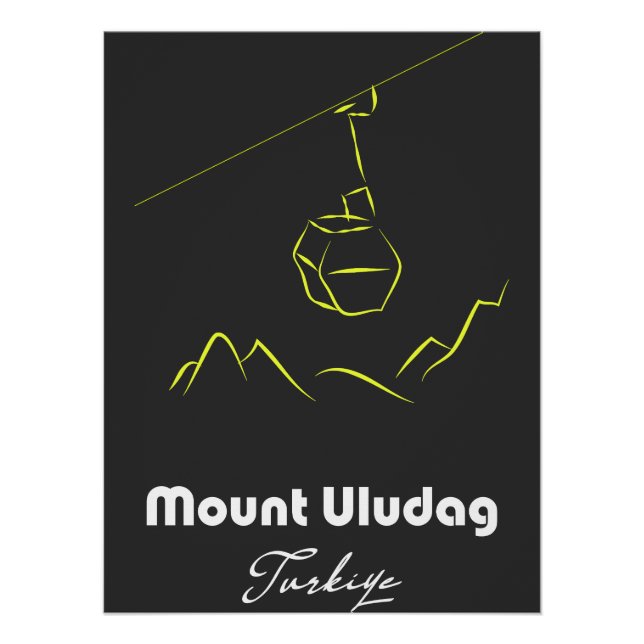 Pôster Monte Uludag Turkiye (Frente)