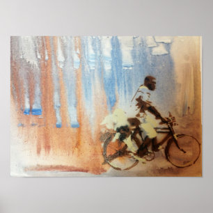 Poster Monte uma bicicleta