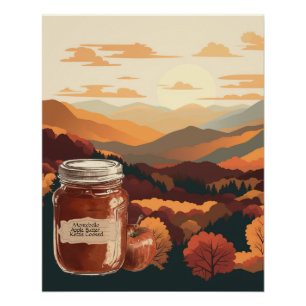 Pôster Montebello, Virgínia Apple Butter personalizável