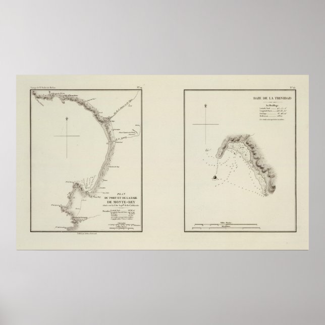 Poster Monterey Bay, Califórnia (Frente)