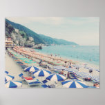 Poster Monterosso al Mare, Cinque Terre, Itália Foto<br><div class="desc">Vista da praia em Monterosso al Mare,  Cinque Terre,  Itália</div>