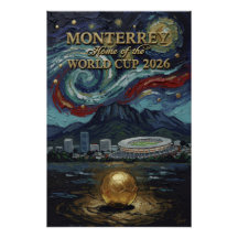 Monterrey 2026 Futebol Arte de Futebol de Luxo par