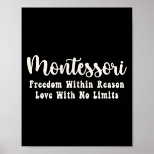 Poster Montessori Motivational Cote, Equipe Montessori Te