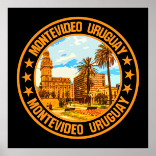 Poster Montevidéu Uruguai