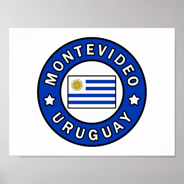 Poster Montevidéu Uruguai (Frente)