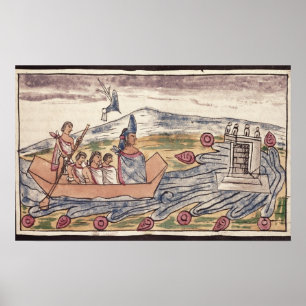 Pôster Montezuma II saindo rapidamente após a audição