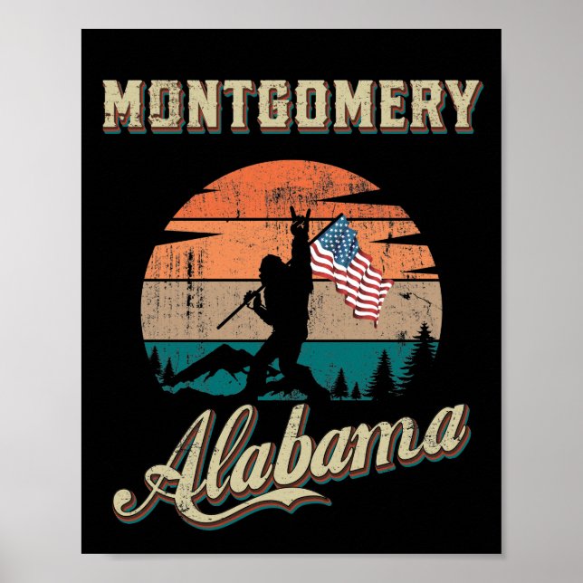 Poster Montgomery Alabama (Frente)