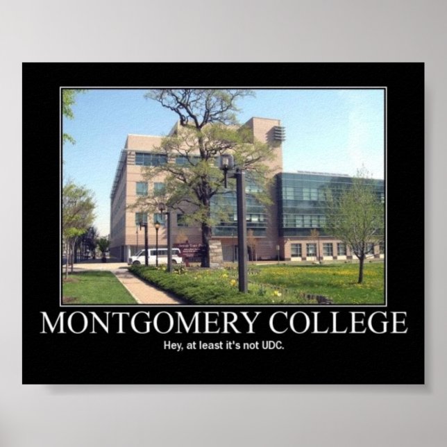 Poster Montgomery Colledge (Frente)