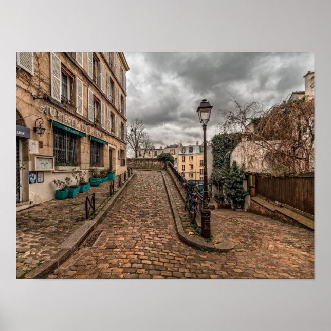 Poster Montmarte, Paris (Frente)