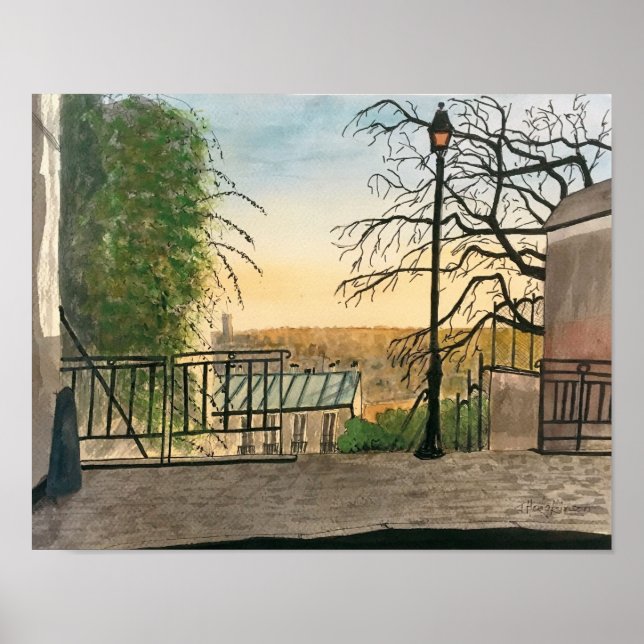 Poster Montmartre (Frente)