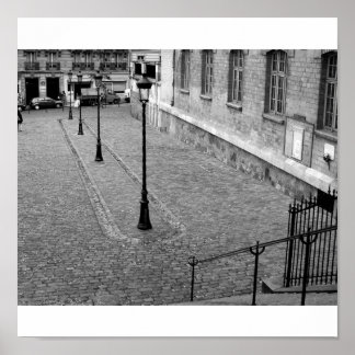 Poster Montmartre Courtyard