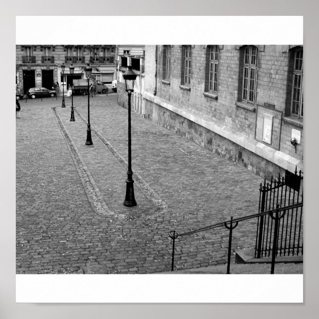 Poster Montmartre Courtyard (Frente)