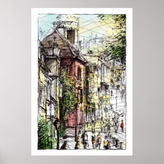 Poster Montmartre XV