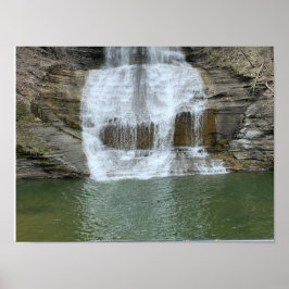 Poster Montour Falls Finger Lagos Nova York