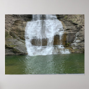 Poster Montour Falls Finger Lagos Nova York