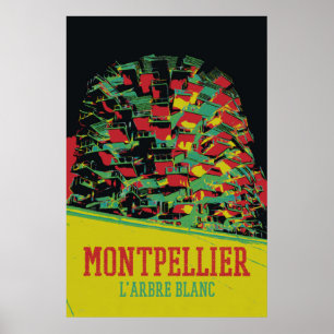 Poster Montpellier Architecture - França