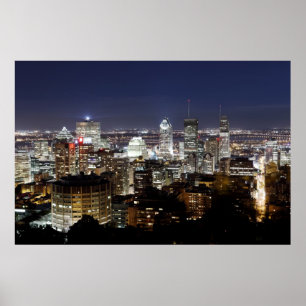 Pôster Montreal na noite