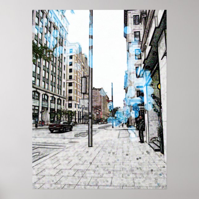 Poster Montreal Street 8343a (Frente)