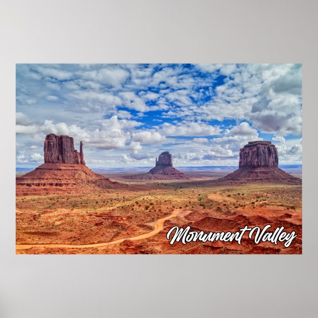 Poster Monument Valley, Arizona, Estados Unidos (Frente)