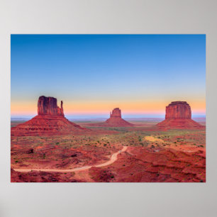 Poster Monument Valley Grand Canyon Utah USA Sunset