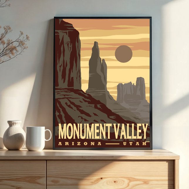 Poster Monument Valley National Park Desert Landscape (Criador carregado)