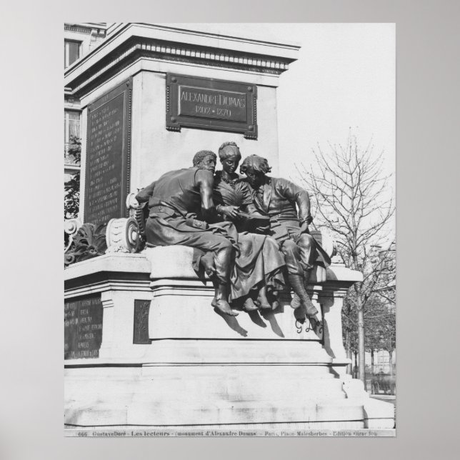Poster Monumento a Alexandre Dumas Pere (Frente)