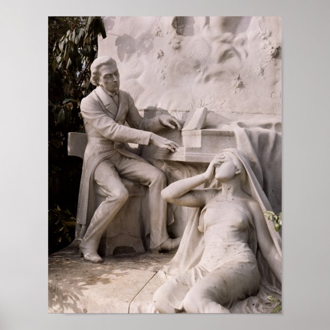 Poster Monumento a Frederic Chopin (Frente)