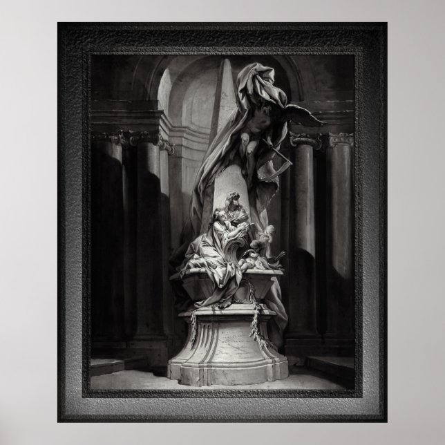 Poster Monumento a Mignard por François Boucher (Frente)