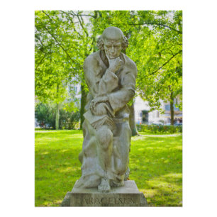Pôster Monumento a Paracelso em Salzburgo