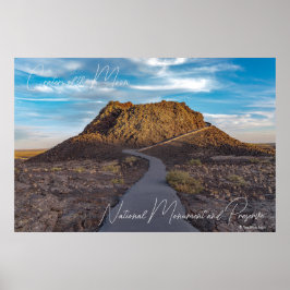 Poster Monumento e Reserva Nacional Crateres da Lua