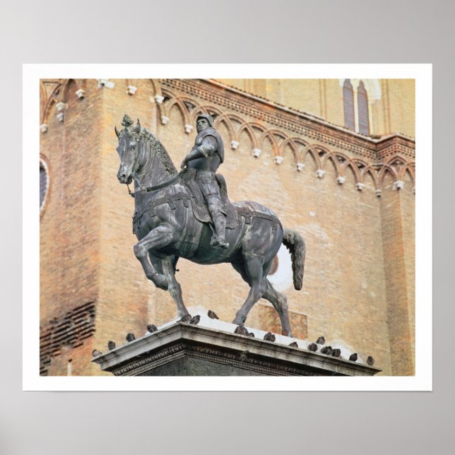 Poster Monumento equestre de Bartolommeo Colleoni (1400- (Frente)