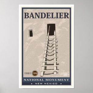 Poster Monumento Nacional Bandelier 1