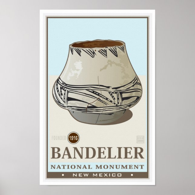 Poster Monumento Nacional Bandelier 3 (Frente)