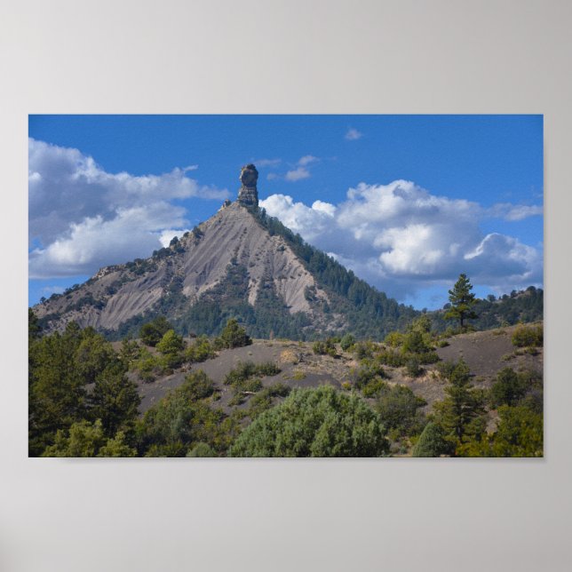 Poster Monumento Nacional Chimney Rock, Colorado (Frente)