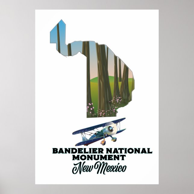 Poster monumento nacional de bandelier (Frente)